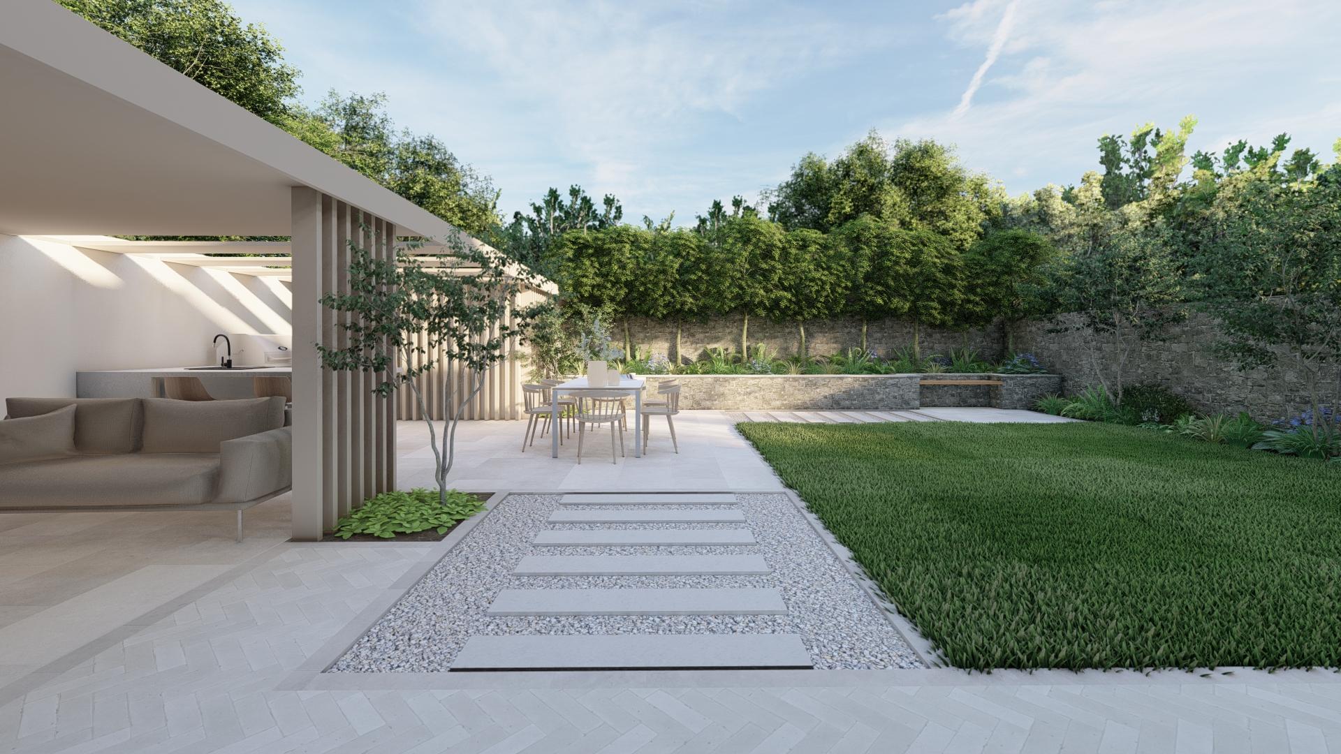 Lansdowne Road Garden Visualization Detail 4
