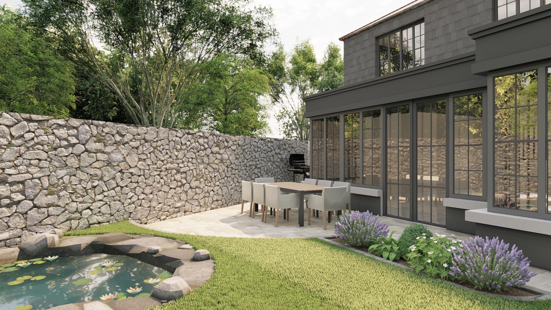 Dalkey Coastal Villa Landscape Design Detail 7